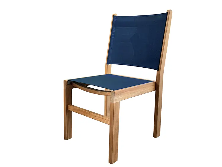 Captiva Side Chair in Navy Blue