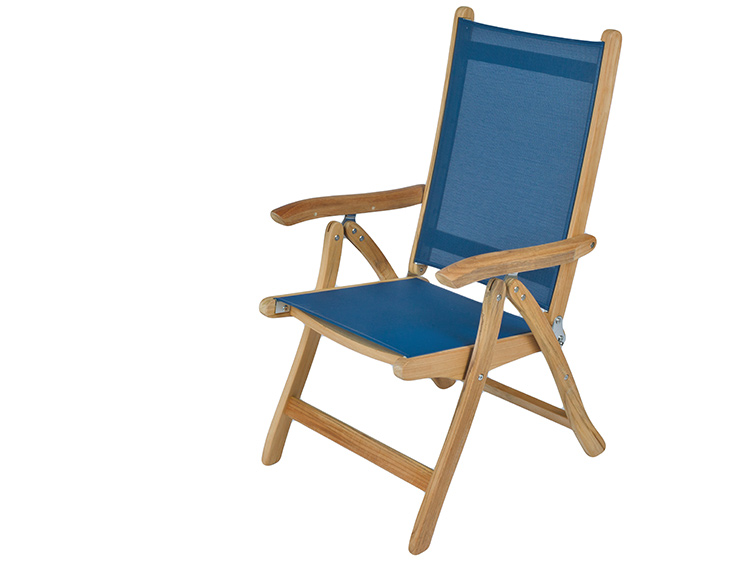 Florida Arm Chair in Navy Blue