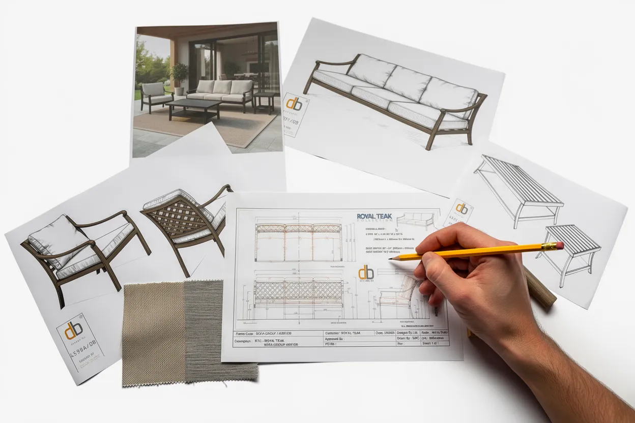 Lisbon deep seating &mdash; detailed drawing