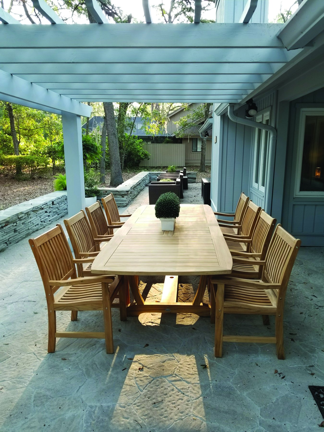 The Gala Double Leaf Expansion Table 84/102/120, at home