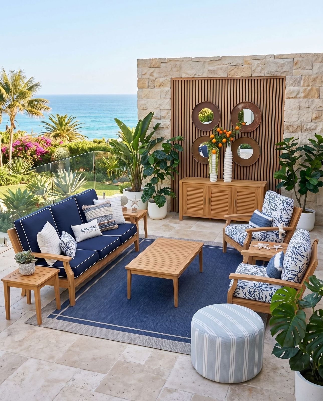 The Hamptons Side Table, at home