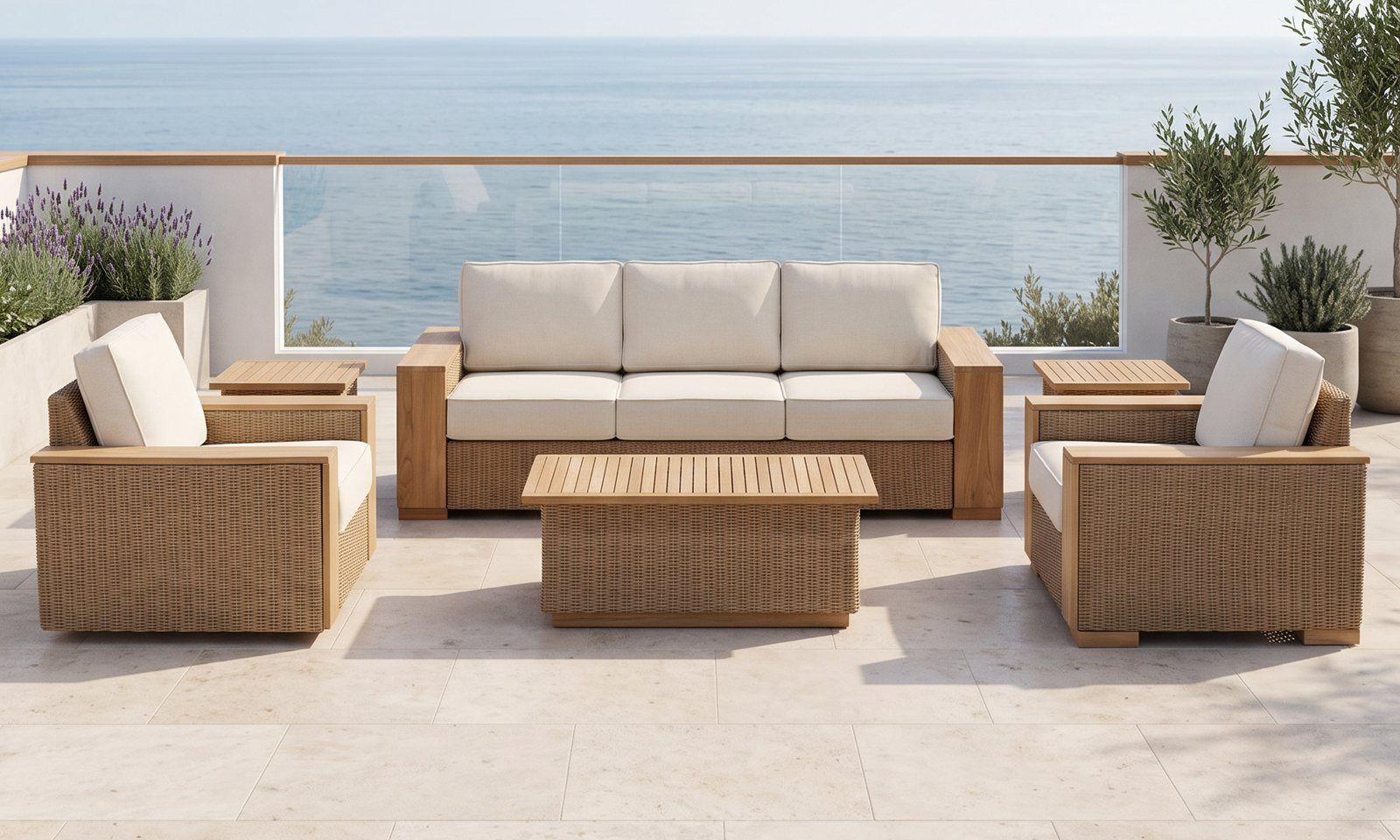 Monaco deep seating with integrated cup holders — coming 2027