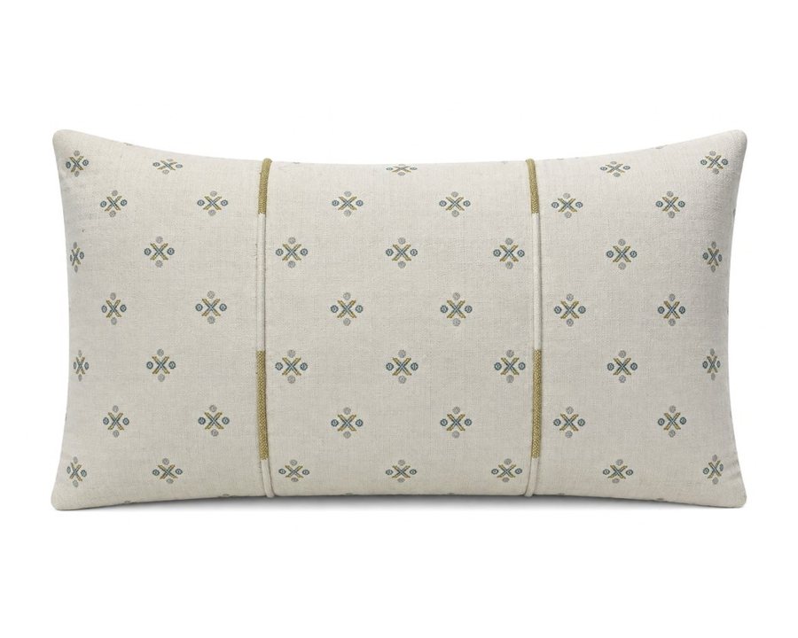 Ditsy Stripe White