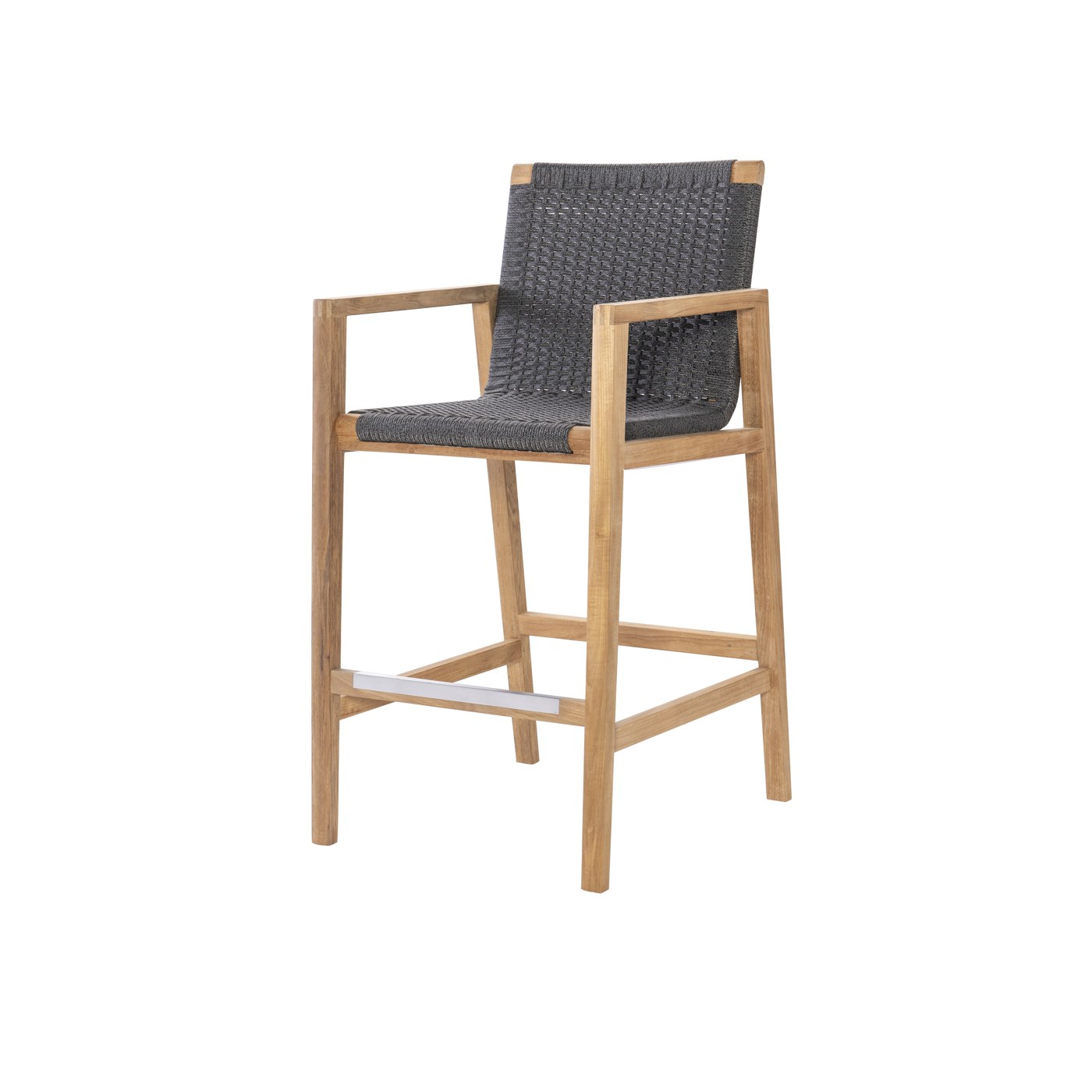 Admiral Counter Height Chair Charcoal Grey
