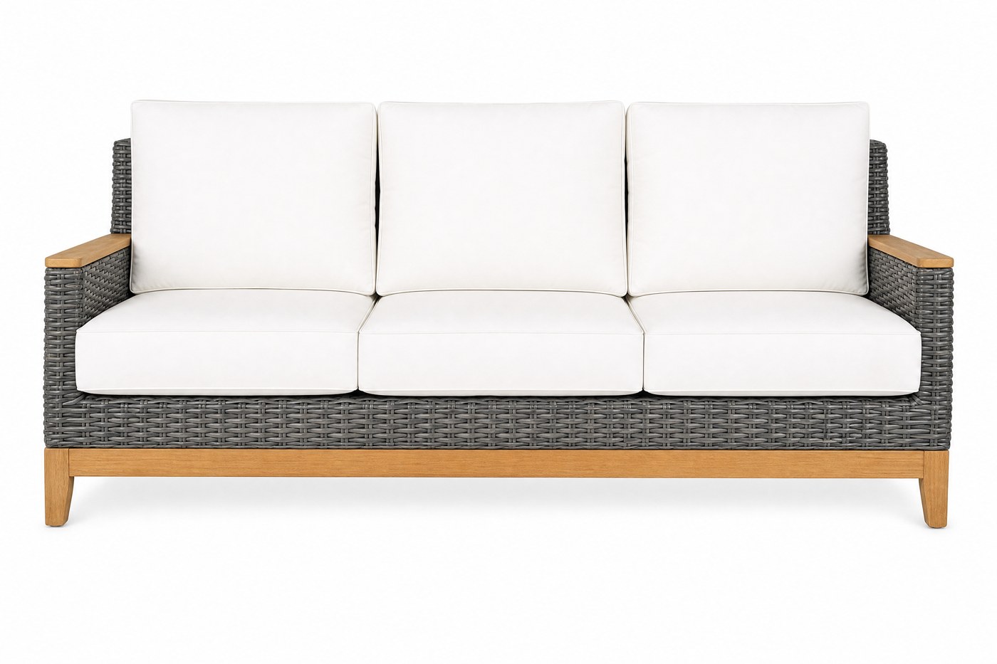 Boca Sofa Grey Wicker