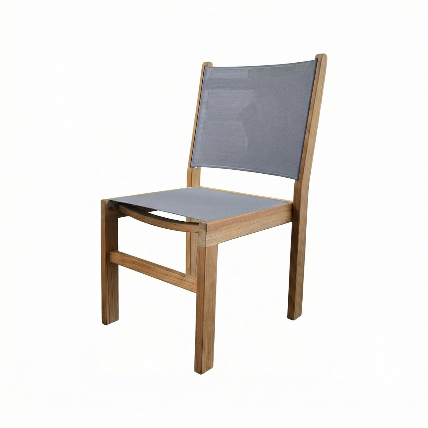 Captiva Side Stacking Chair Grey Sling