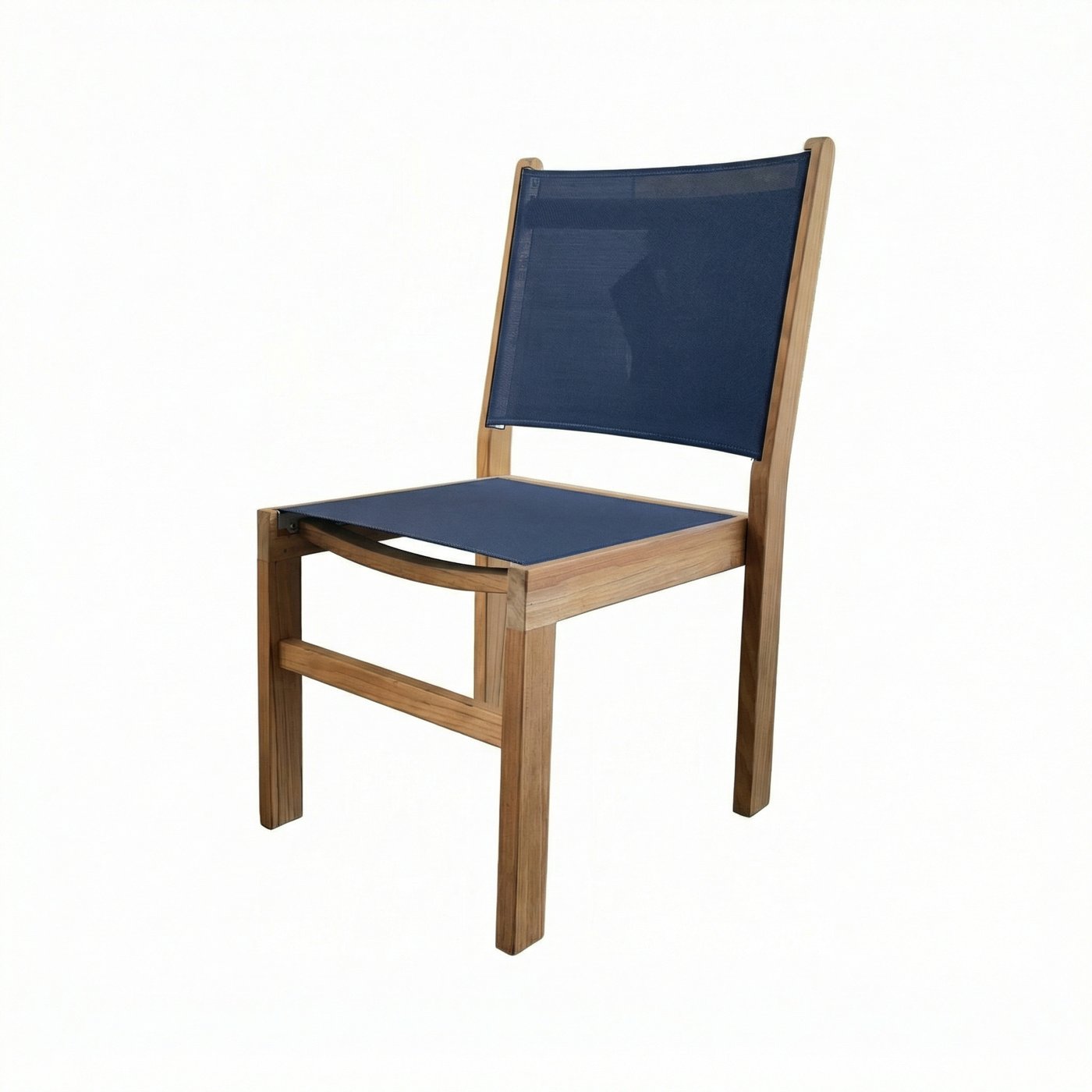 Captiva Side Stacking Chair Navy Sling