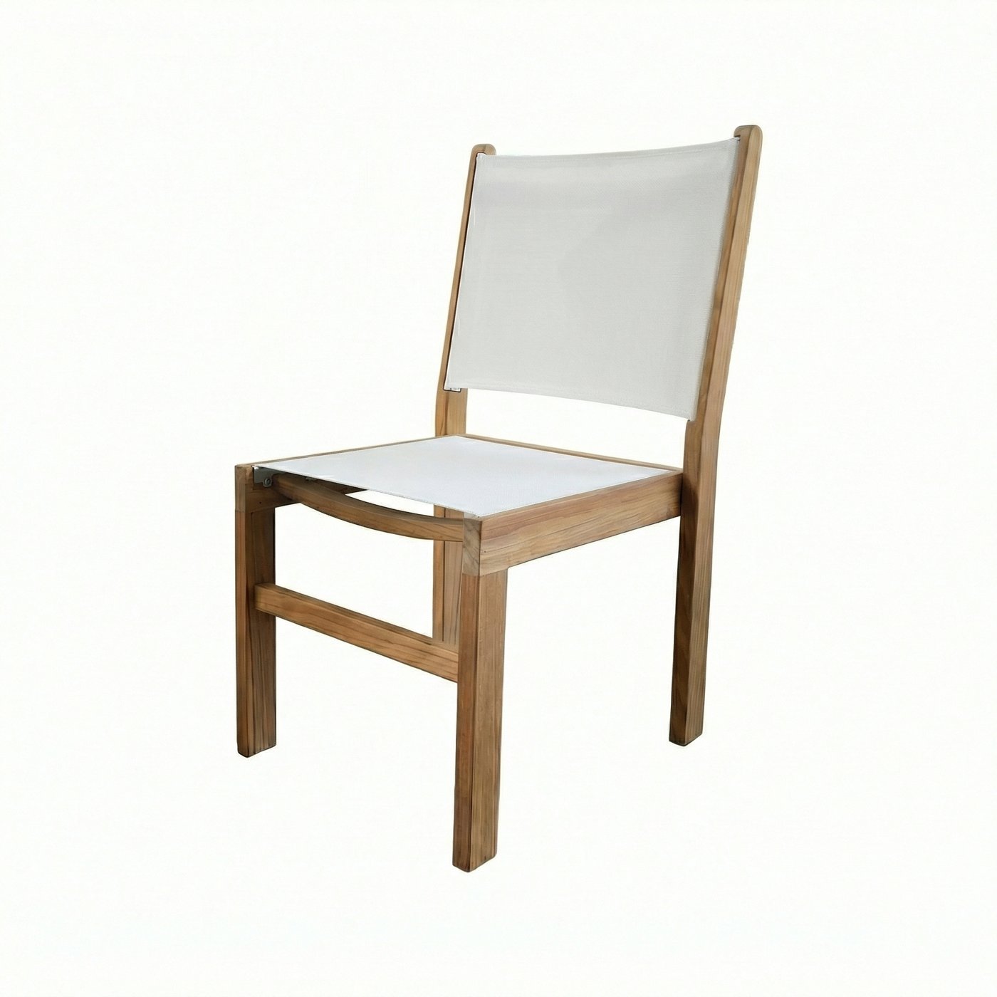 Captiva Side Stacking Chair White Sling