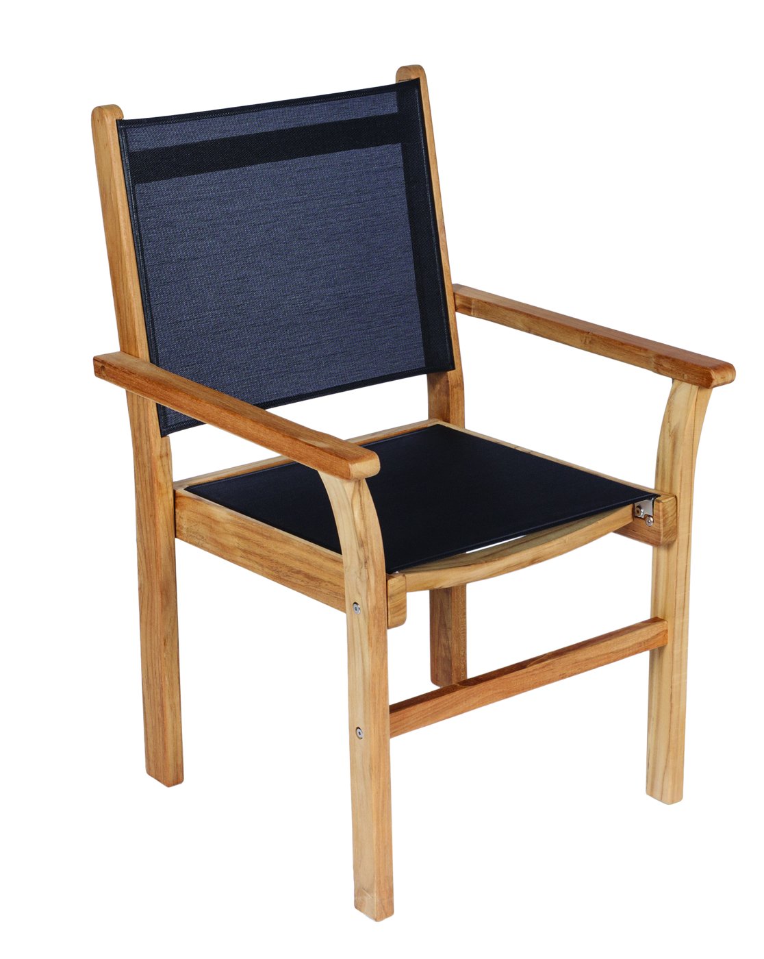 Captiva Sling Stacking Chair-Black