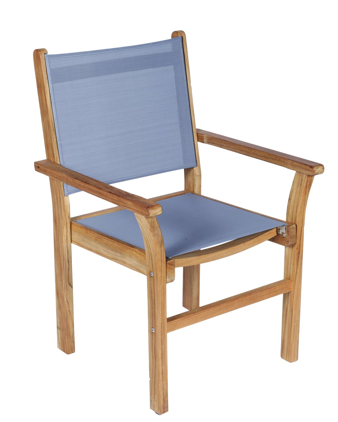 Captiva Sling Stacking Chair-Gray