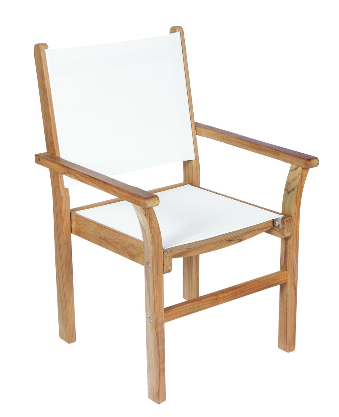 Captiva Sling Stacking Chair-White