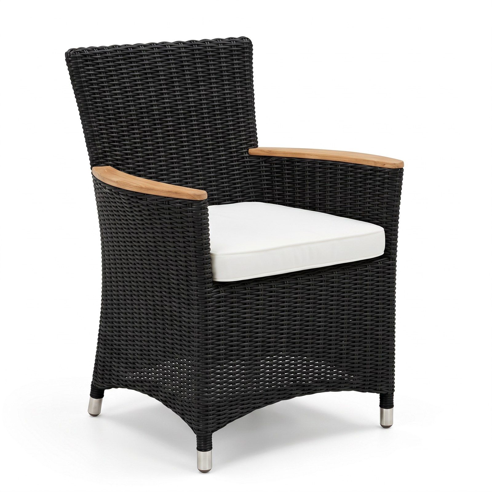 Helena Chair Black / White Cushion