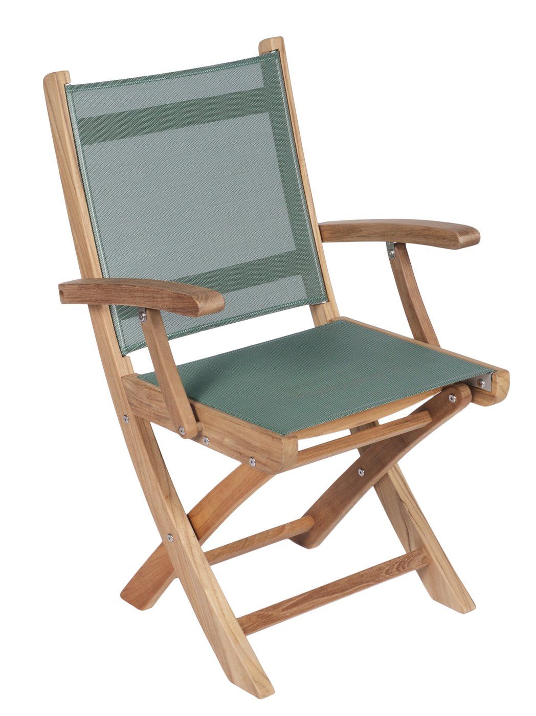 Sailmate Folding Arm Chair-Moss Sling