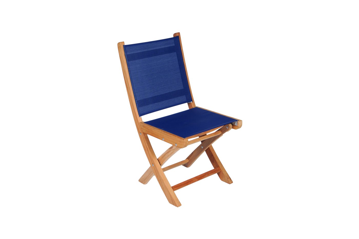 Sailmate Folding Side Chair-Navy Sling