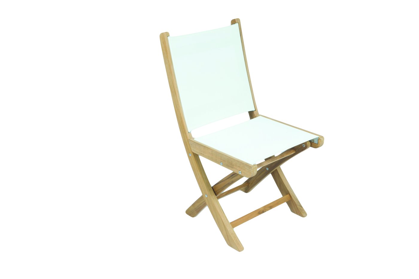 Sailmate Folding Side Chair-White Sling