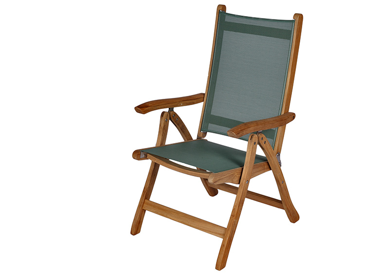 Florida Arm Chair in Moss Green
